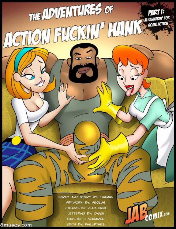 [Newanime] The Adventures of Action Fuckin' Hank (Eng, Jab Comics, xXx, Free)