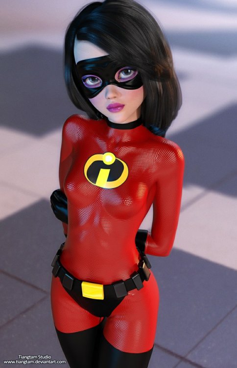 [AnimeComics] Violet Parr - The Incredibles HD Video