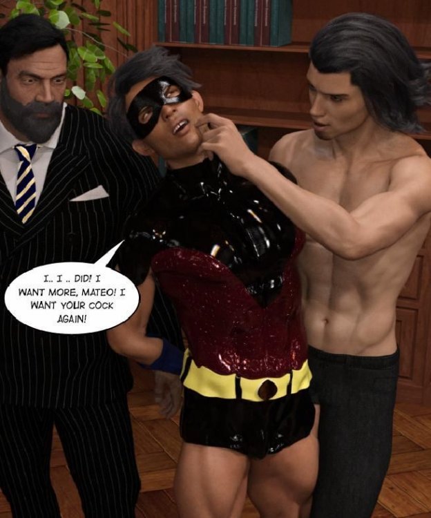 [AIcomics] Ebonart – Gay Jockboy vs The Devilish Dean