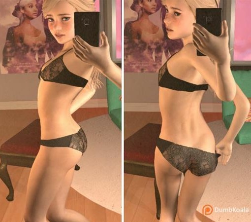 [3Dart] DumbKoala Hot Art – Holly’s Blackmail Part 1