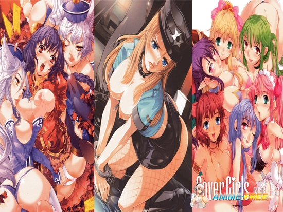 [3Dart] Sonobe Kazuaki - Cover Grils [Artbook, Cen, JPG] Hentai ART